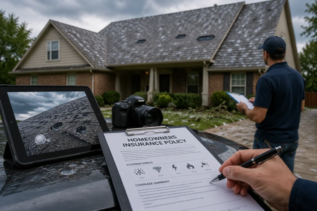 Heavy Hail Roof Damage Insurance 2