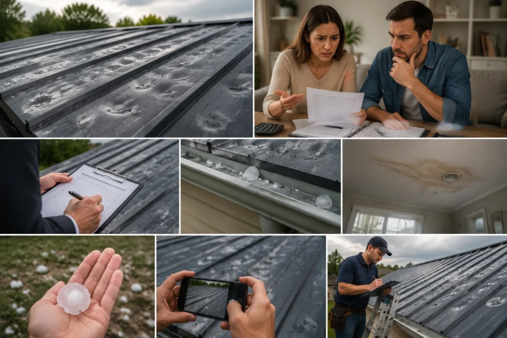 Will Insurance Pay Hail Damage Metal Roof 4